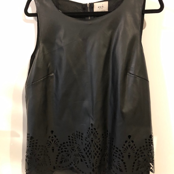 Eco New York faux leather tunic - Picture 1 of 5